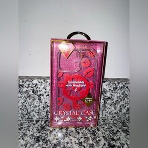 Paris Hilton Pink Lips iPhone Crystal Case